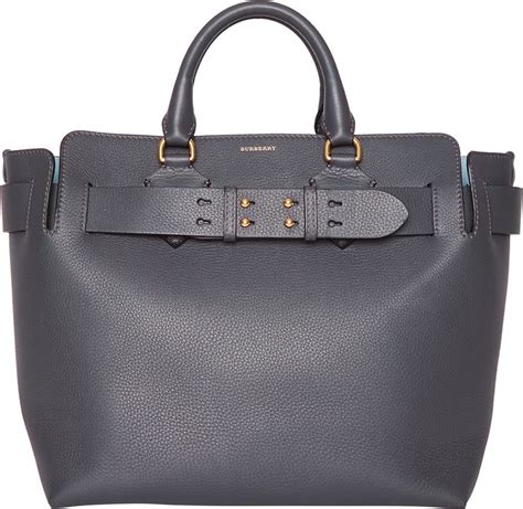 Burberry Marais Medium Leather Belted Tote Bag 